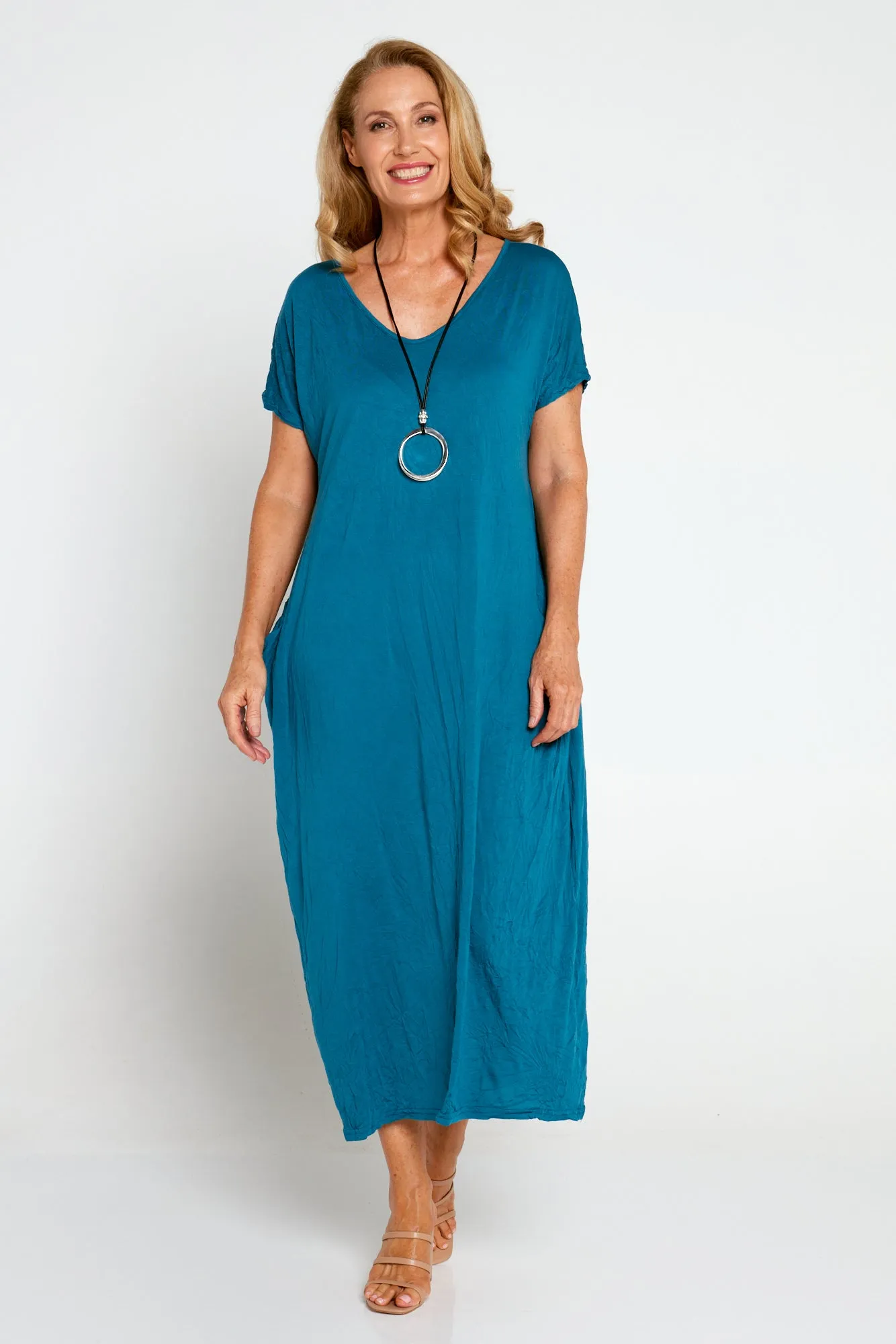 Josie Dress - Teal