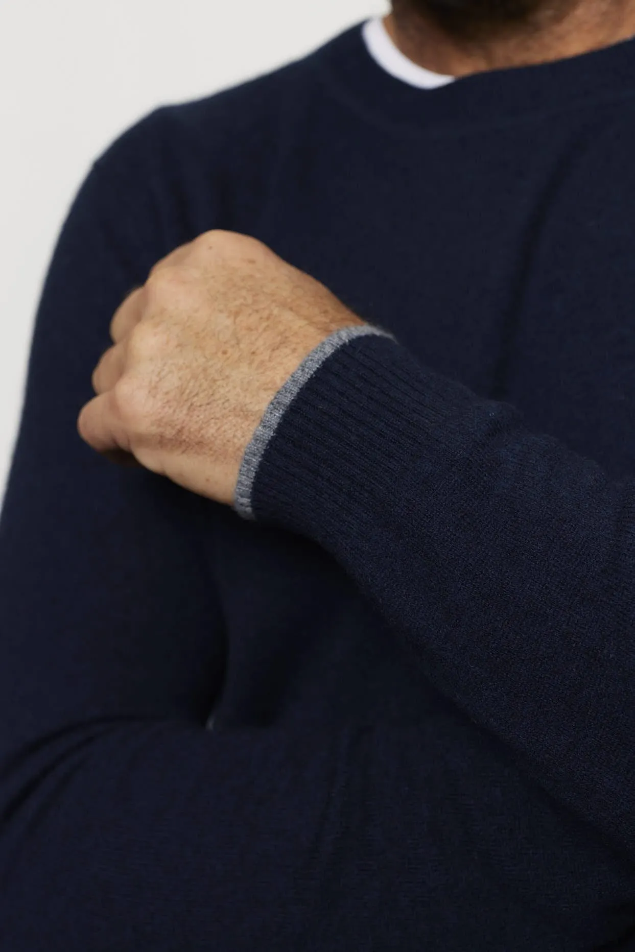 Jules Cashmere Sweater in Navy