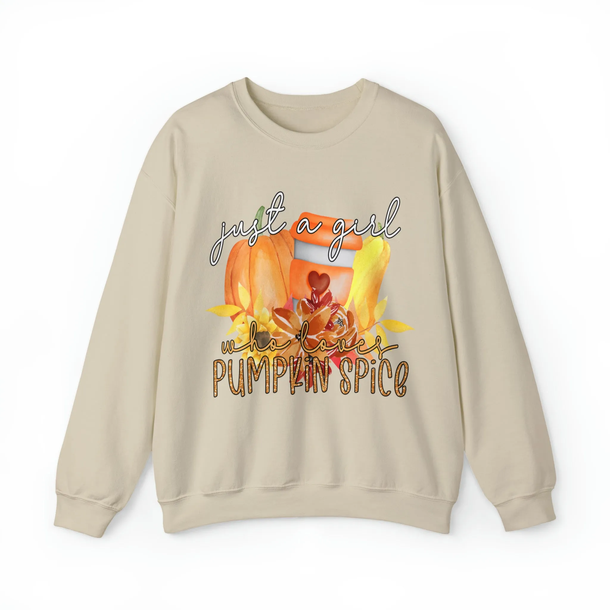 Just a Girl Who Loves Pumpkin Spice Fall Sweatshirt