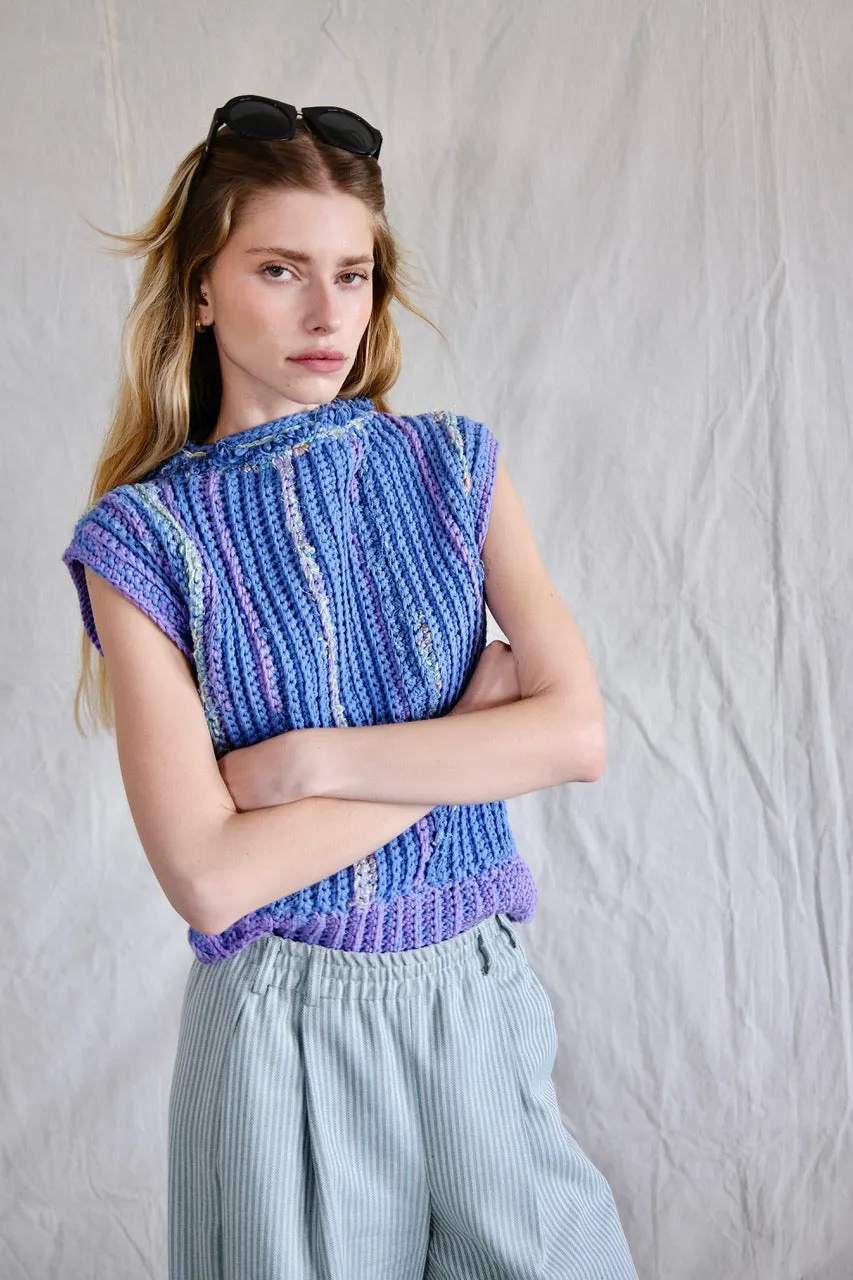 Knitwear No.117. Summer Sleeveless Jumper