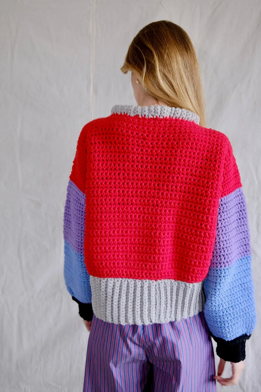 Knitwear No.94. Three colour Sweater
