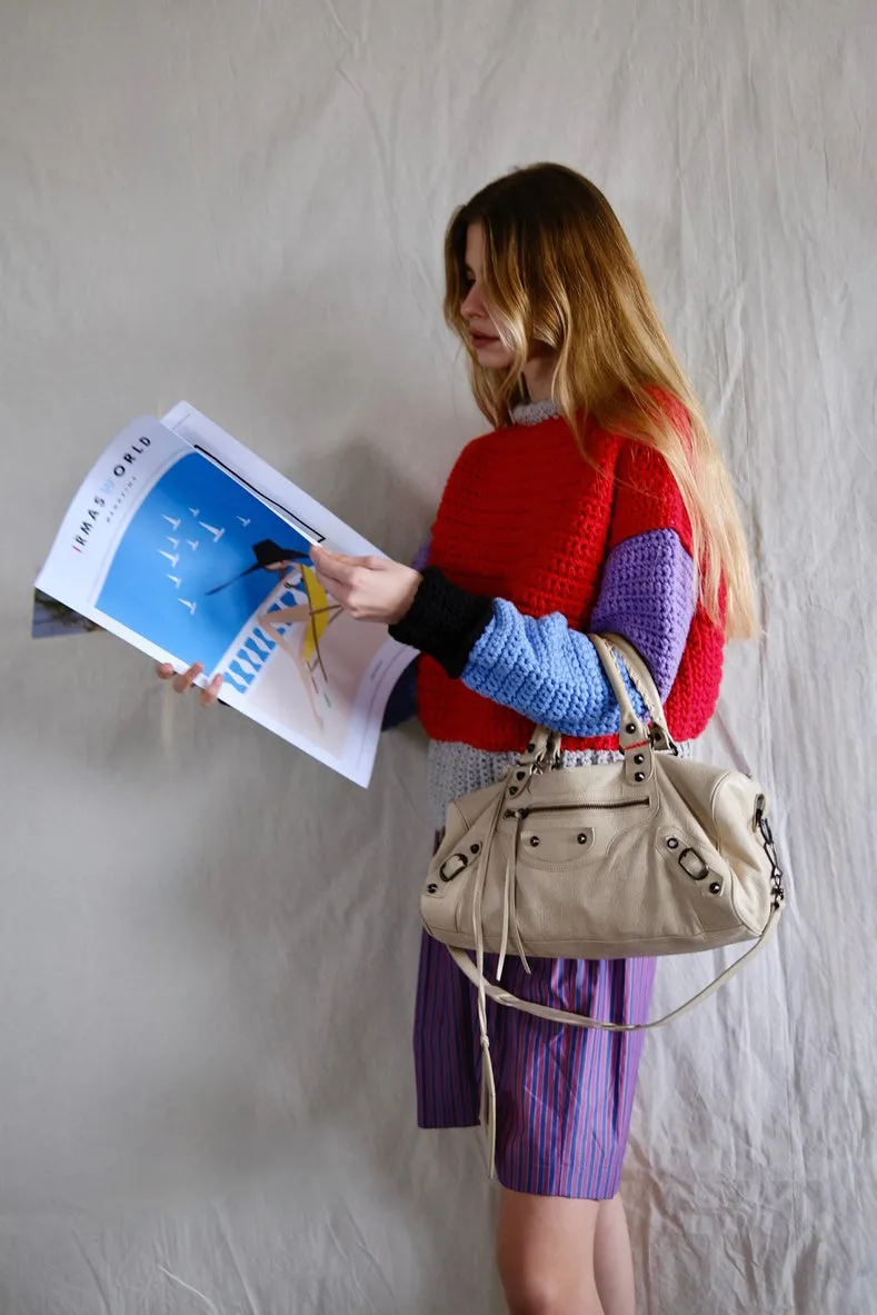 Knitwear No.94. Three colour Sweater