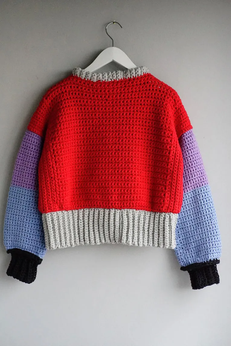 Knitwear No.94. Three colour Sweater