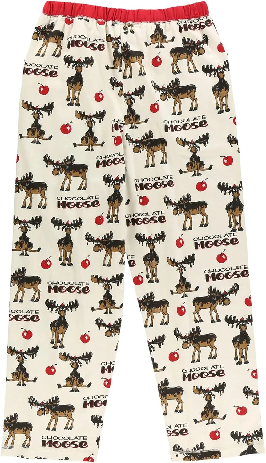 Lazy One Pajamas for Women, Cute Moose Pajama Pants and Top Separates
