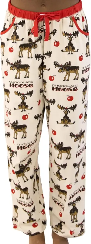 Lazy One Pajamas for Women, Cute Moose Pajama Pants and Top Separates