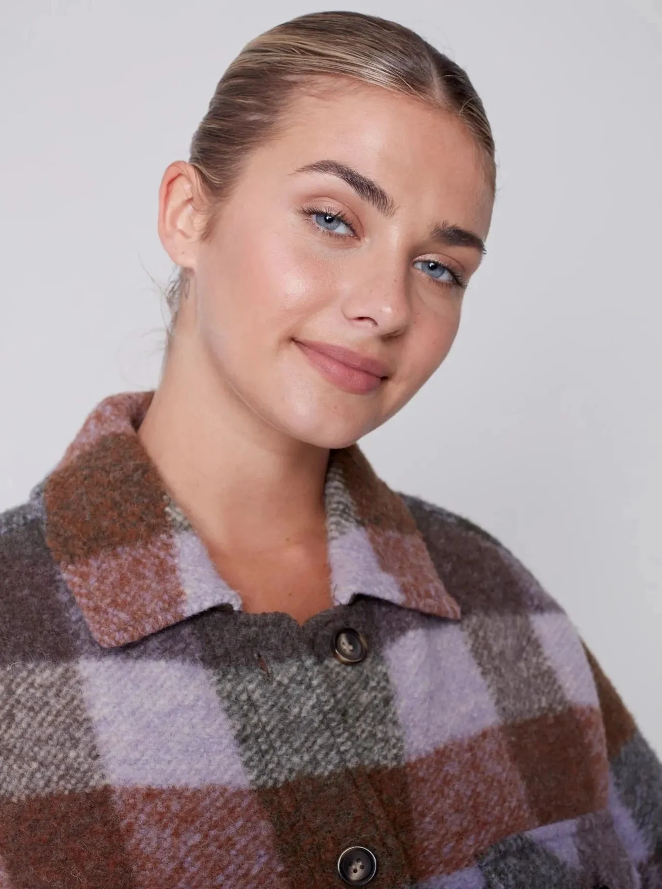 Long Sleeve Shorter Length Shirt Jacket [Spruce-C6210R]