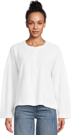 Madewell Women's Bombay Long Sleeve Henley