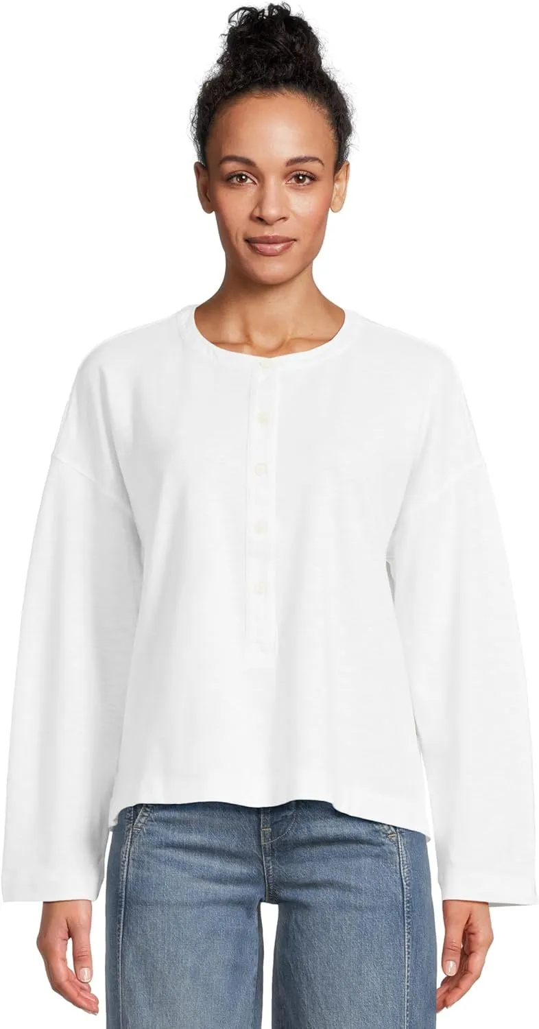 Madewell Women's Bombay Long Sleeve Henley