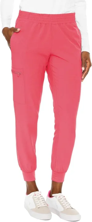 Med Couture Women's Energy Smocked Waist Jogger Pant