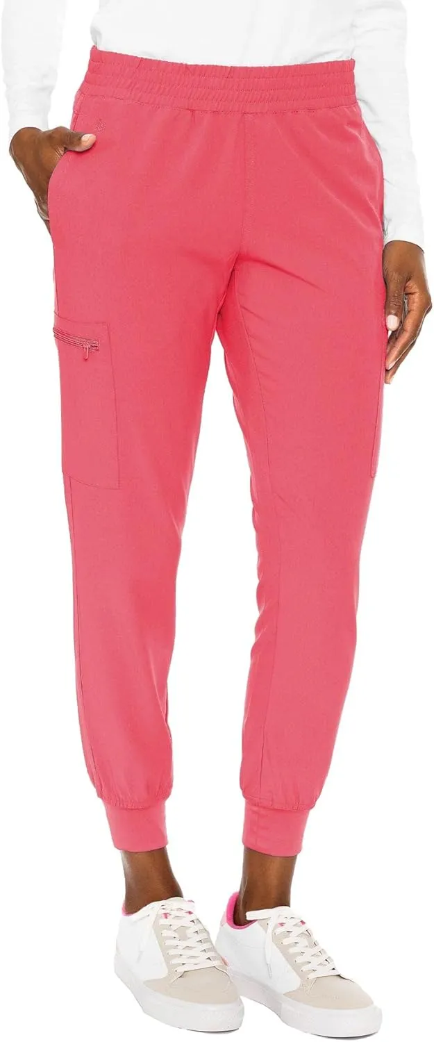 Med Couture Women's Energy Smocked Waist Jogger Pant