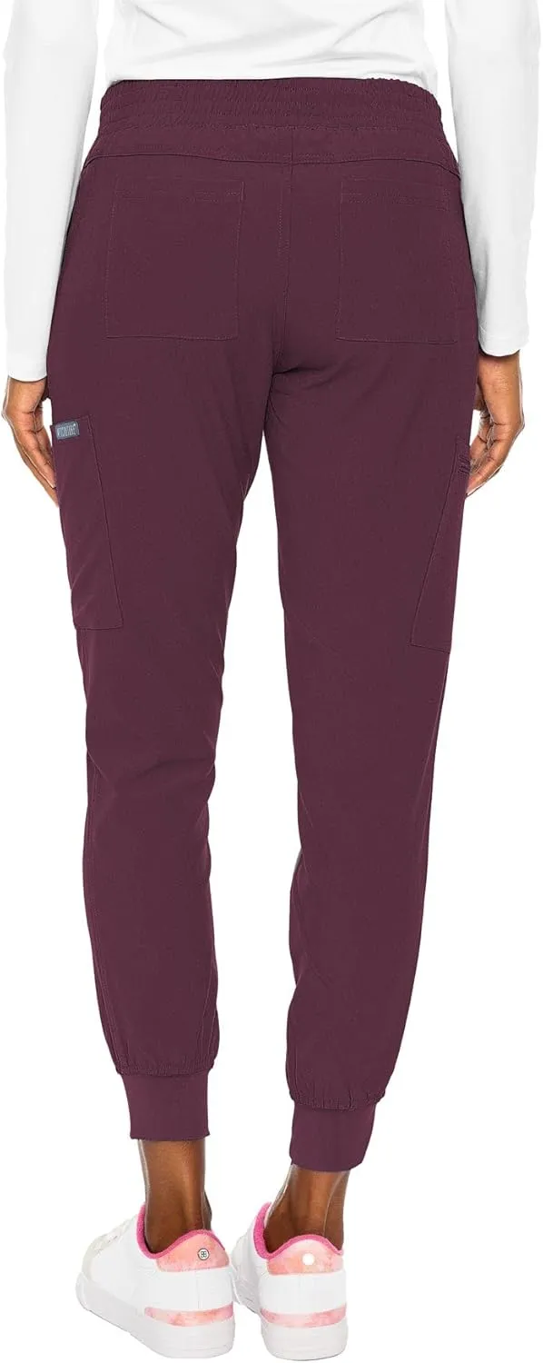 Med Couture Women's Energy Smocked Waist Jogger Pant