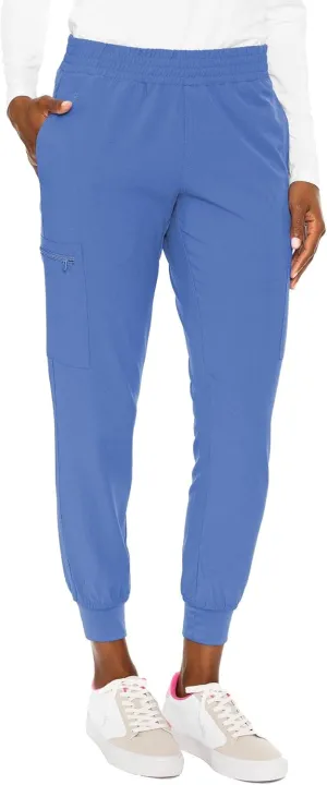 Med Couture Women's Energy Smocked Waist Jogger Pant