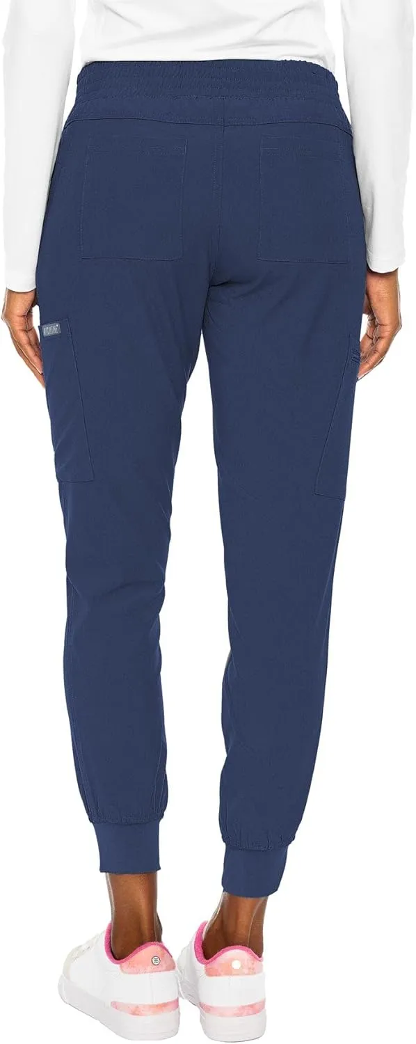 Med Couture Women's Energy Smocked Waist Jogger Pant