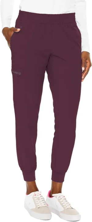 Med Couture Women's Energy Smocked Waist Jogger Pant