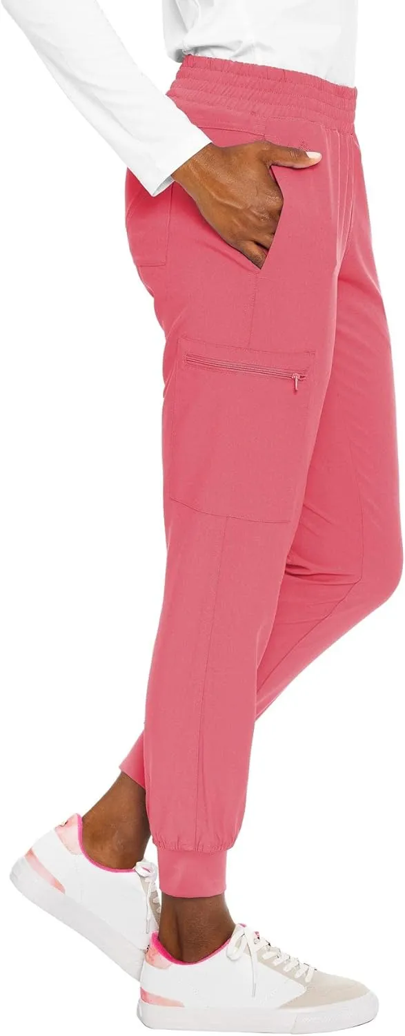Med Couture Women's Energy Smocked Waist Jogger Pant