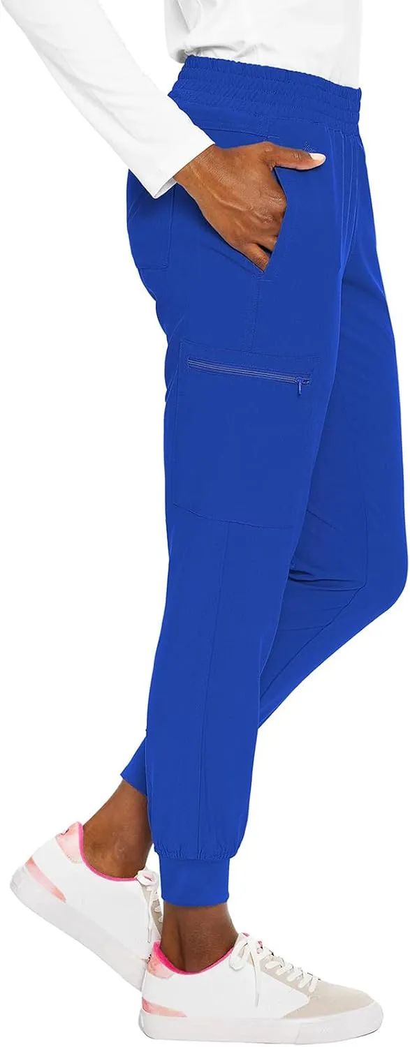 Med Couture Women's Energy Smocked Waist Jogger Pant
