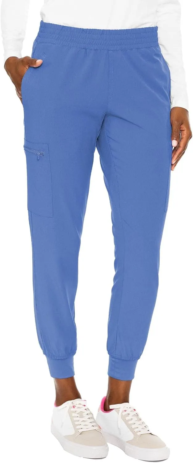 Med Couture Women's Energy Smocked Waist Jogger Pant