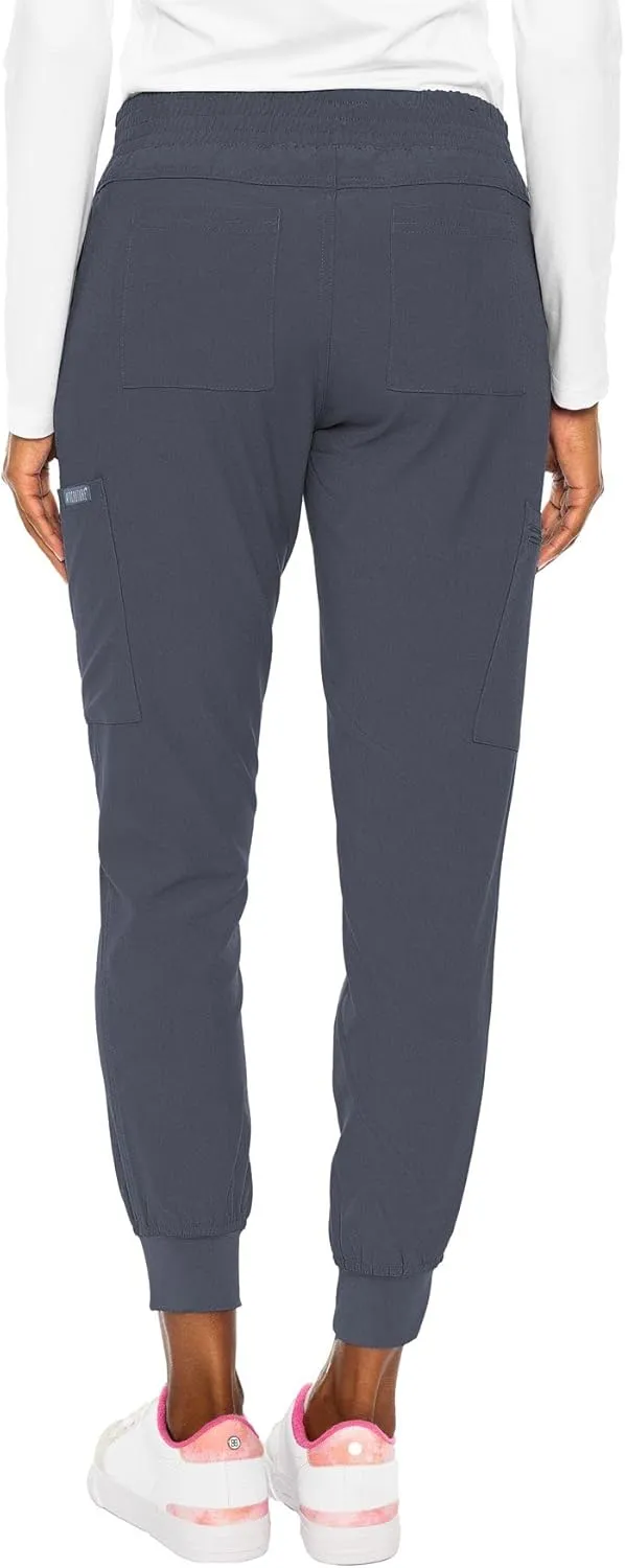 Med Couture Women's Energy Smocked Waist Jogger Pant
