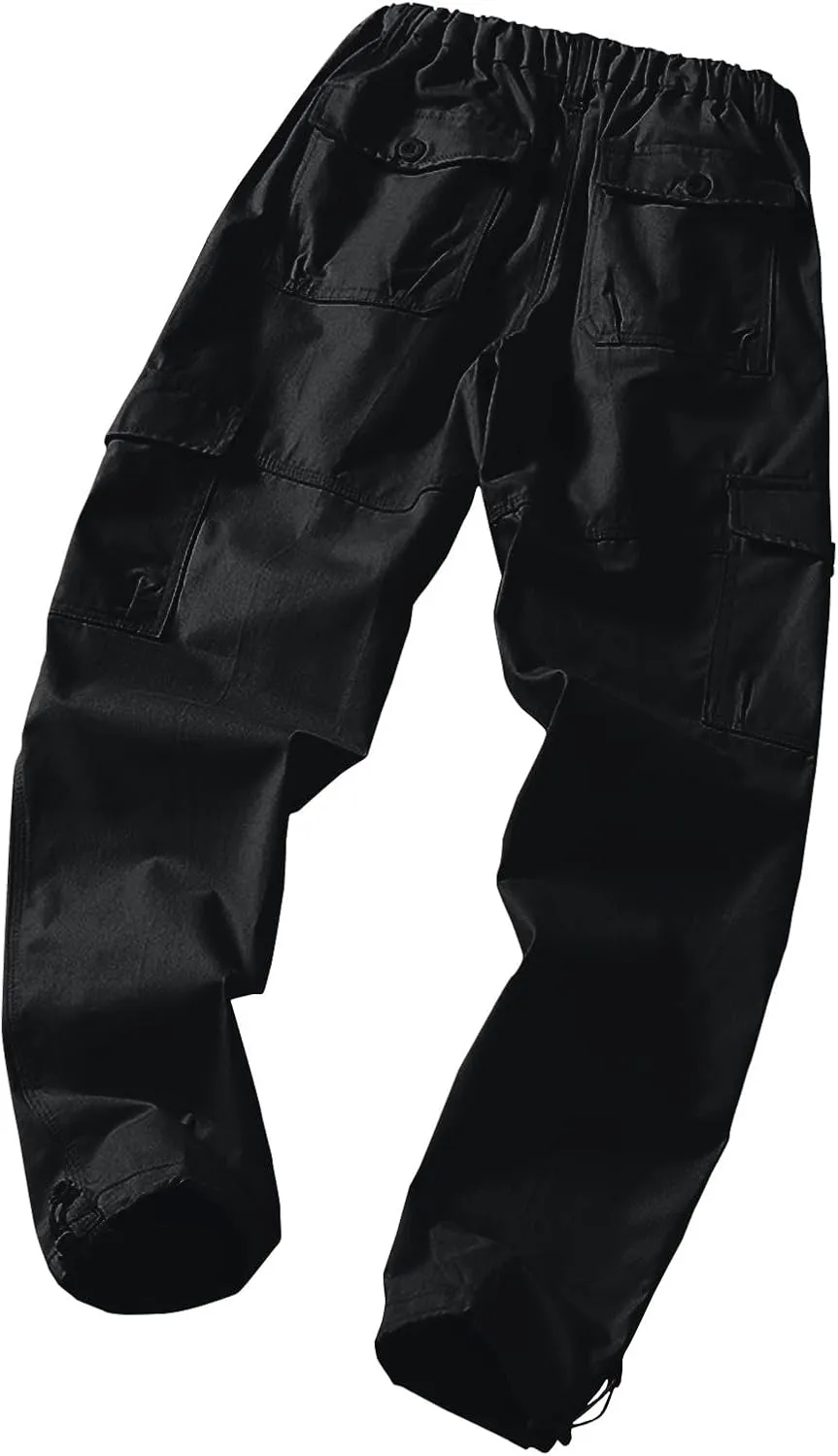 Mens Cargo Pants Baggy Stretch Big and Tall Sweatpants Pockets Loose Fit Hiking Pants Outdoor Plus Size Pants Match