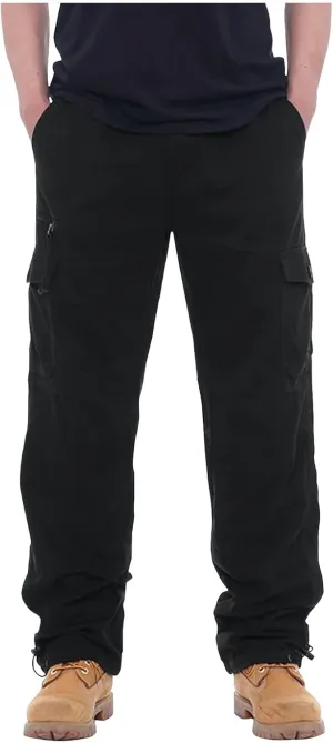 Mens Cargo Pants Baggy Stretch Big and Tall Sweatpants Pockets Loose Fit Hiking Pants Outdoor Plus Size Pants Match