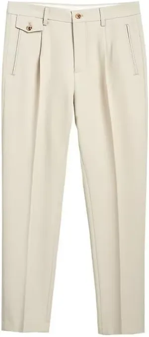 Mens Dress Pants Slim Fit Casual Business Office Work Lounge Pant Big and Tall Lightweight Comfy Trousers with Pocket