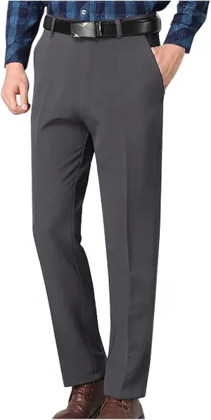 Men's Slim Fit Dress Pants Stretch Golf Pants Bussiness Casual Suit Pants for Work Office