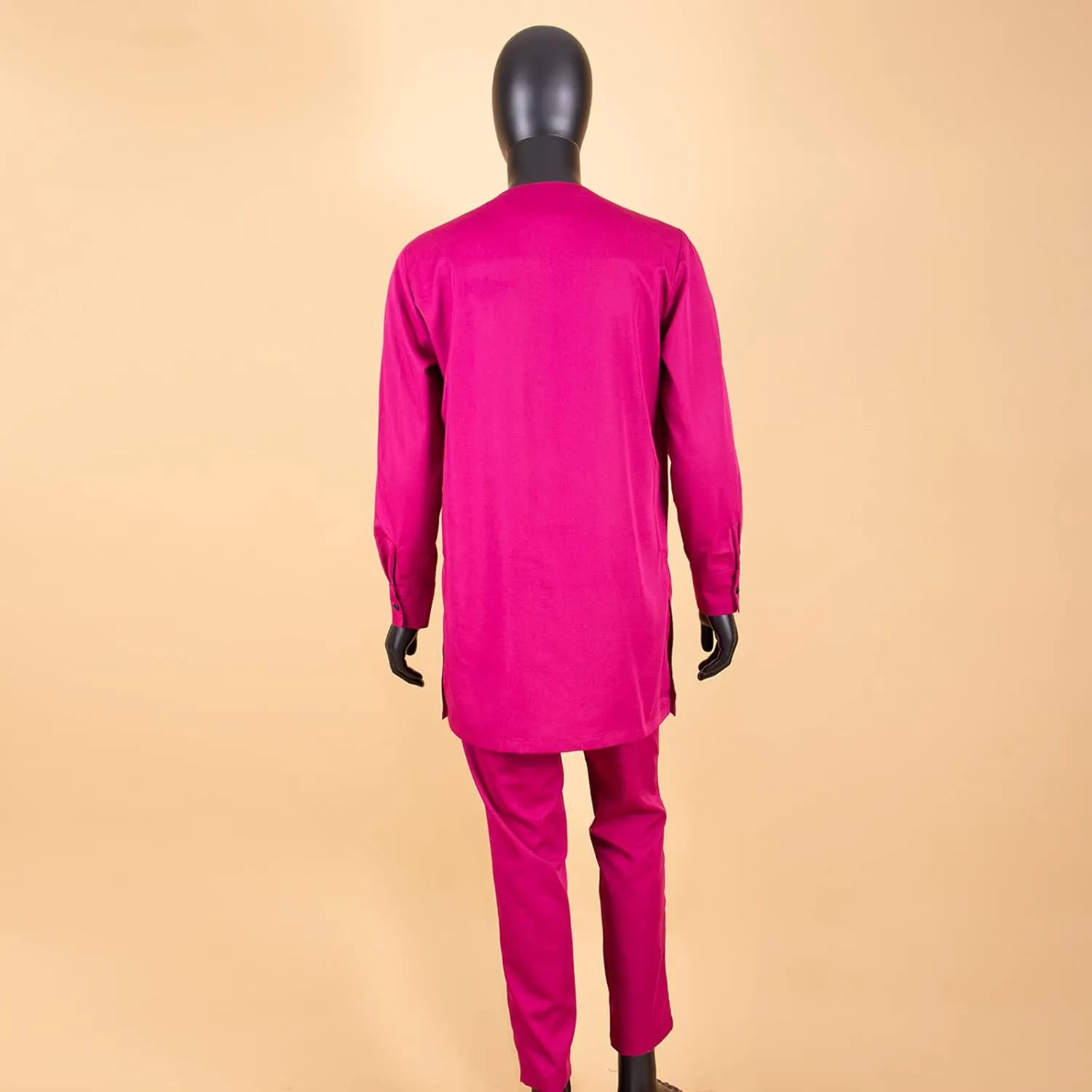 Men`s Tracksuits Full Sleeve Embroidery Shirts and Pant 2 Piece Set Dashiki Outfits African Suits for Men