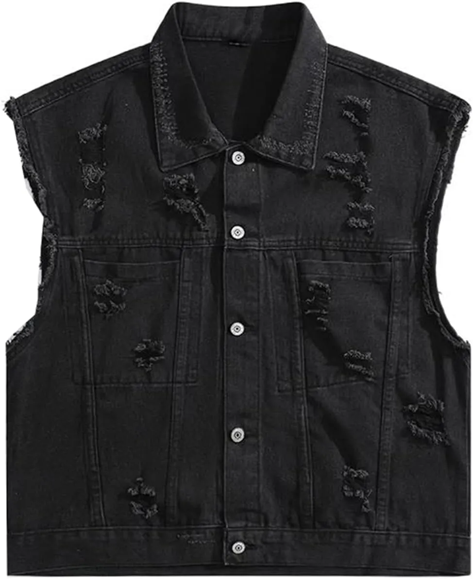 Men's Vest Male's Lightweight Japanese Retro Work Multi-Pocket Casual Sleeveless Waistcoat