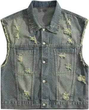 Men's Vest Male's Lightweight Japanese Retro Work Multi-Pocket Casual Sleeveless Waistcoat