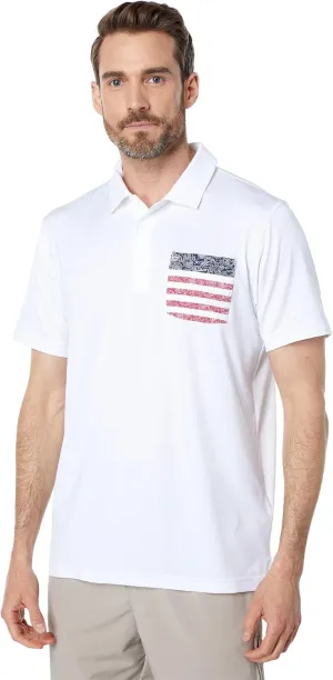 Men's Volition Paisley Pocket Polo