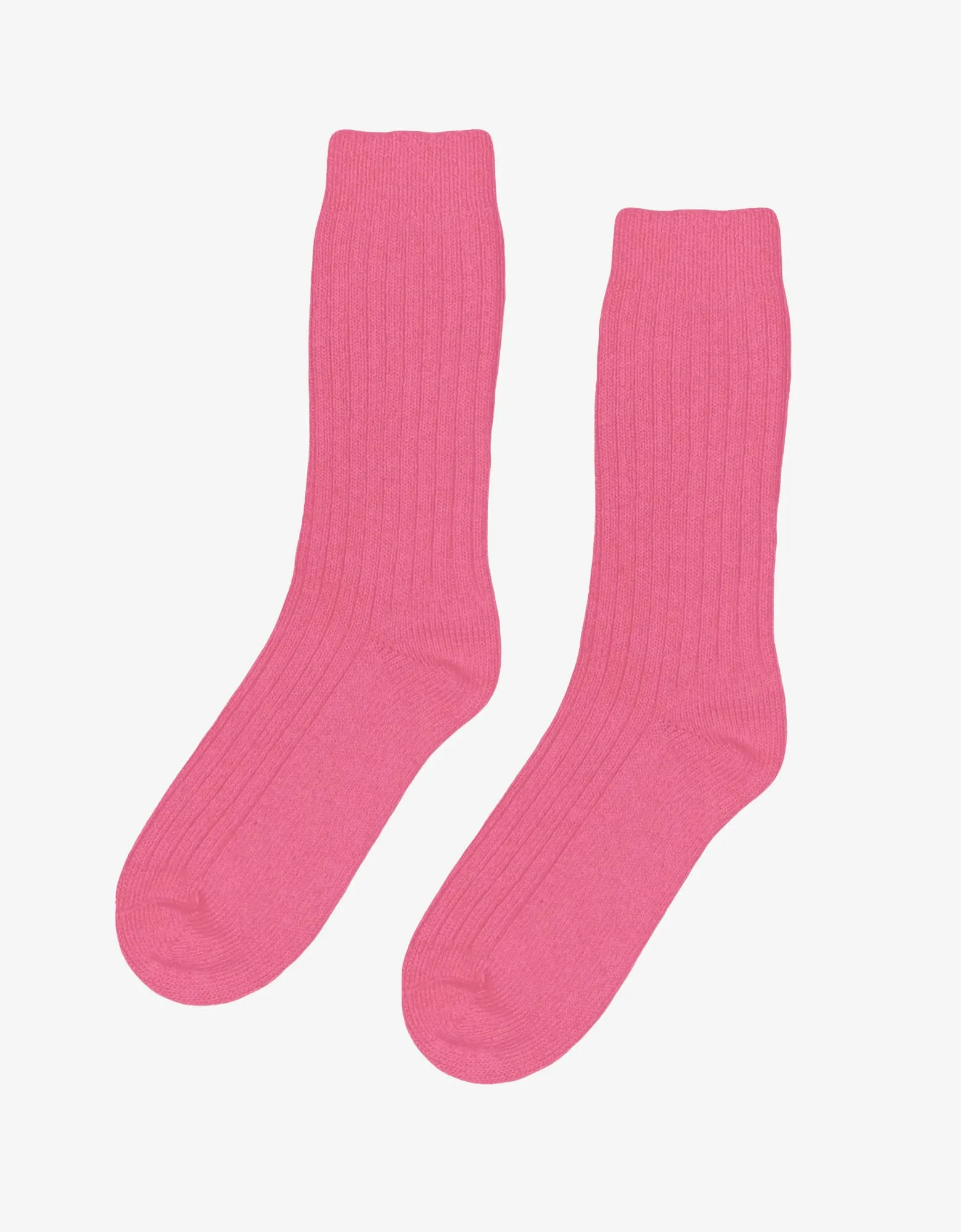 Merino Wool Blend Sock - Bubblegum Pink