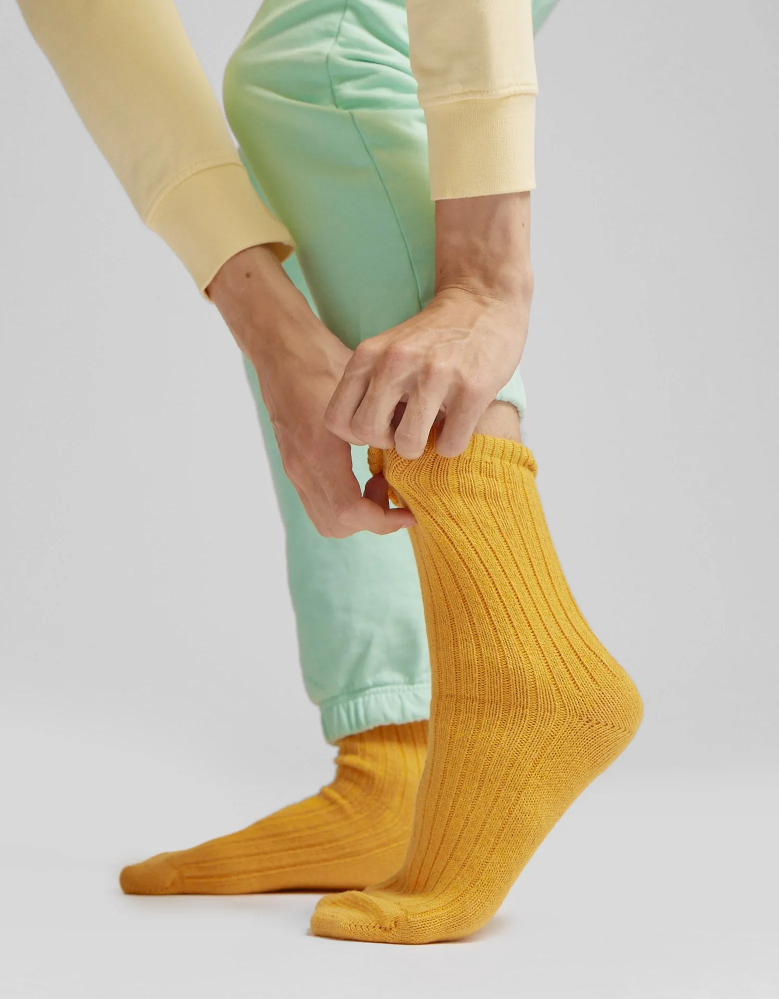 Merino Wool Blend Sock - Bubblegum Pink