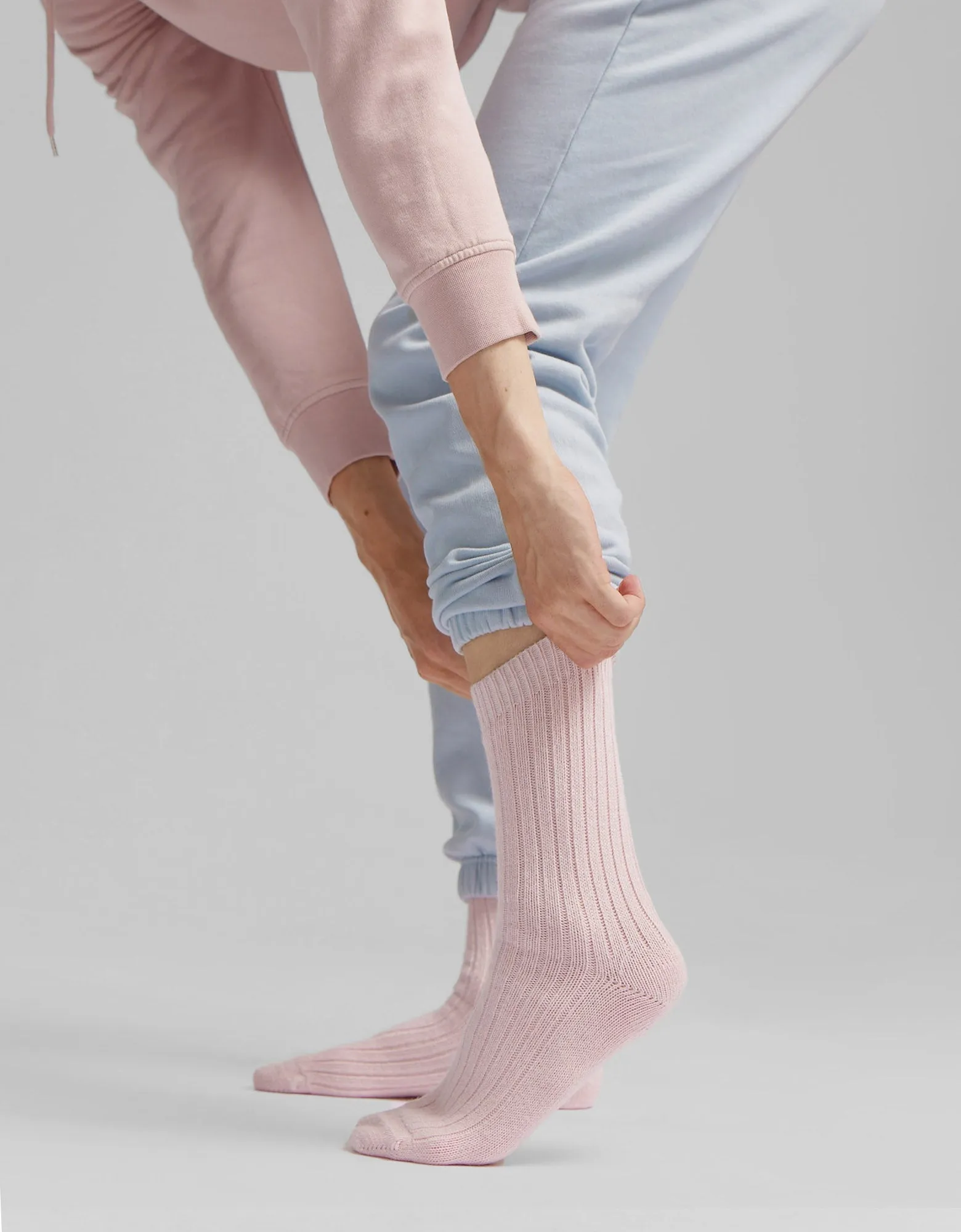 Merino Wool Blend Sock - Bubblegum Pink