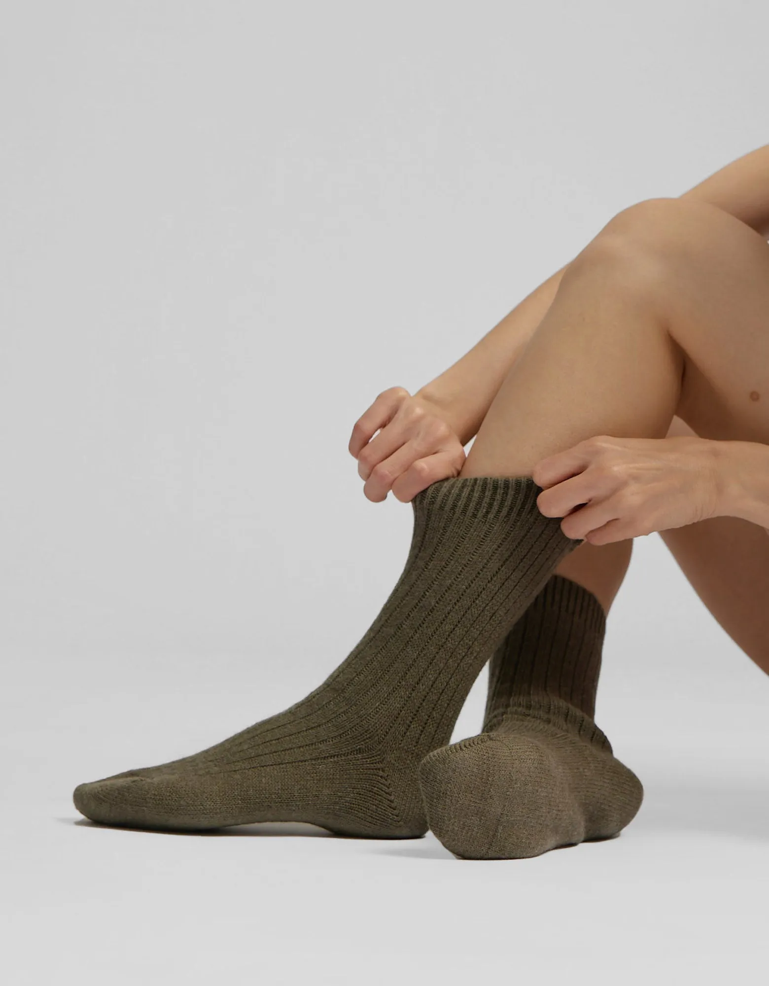 Merino Wool Blend Sock - Scarlet Red