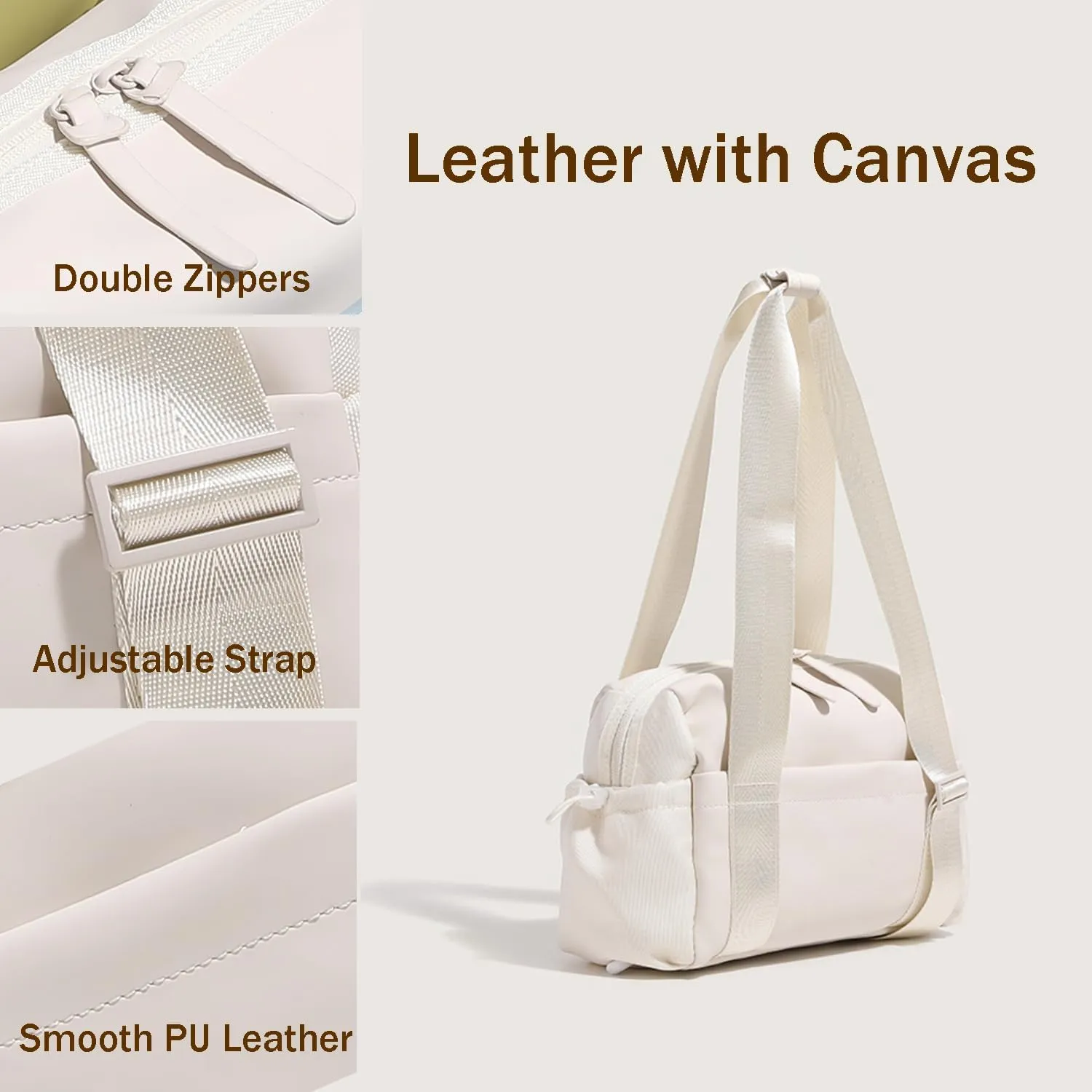 Mini Gym Bag for Women, Small Tote bag with Wet Compartment and Toiletry Bag for Yoga, Pilates, Swimming