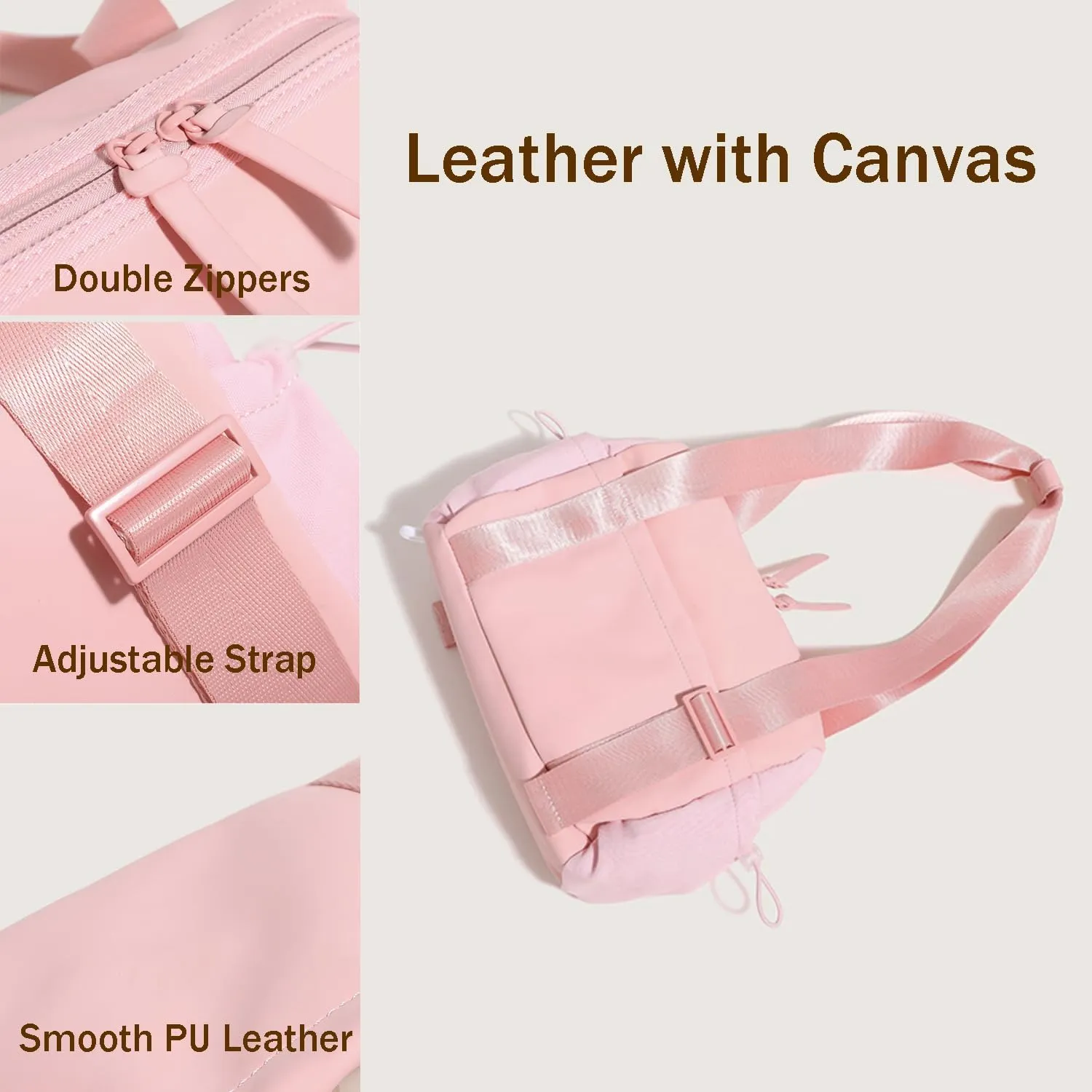 Mini Gym Bag for Women, Small Tote bag with Wet Compartment and Toiletry Bag for Yoga, Pilates, Swimming