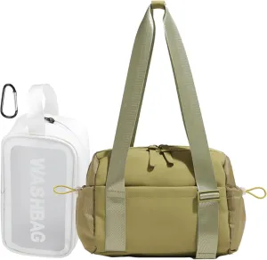 Mini Gym Bag for Women, Small Tote bag with Wet Compartment and Toiletry Bag for Yoga, Pilates, Swimming