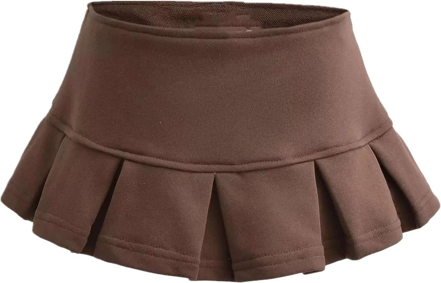 Mini Skirts for Women - High Waisted Pleated Denim with Shorts Set, Sexy Y2K Slit Design, Plus, Slutty Outfit