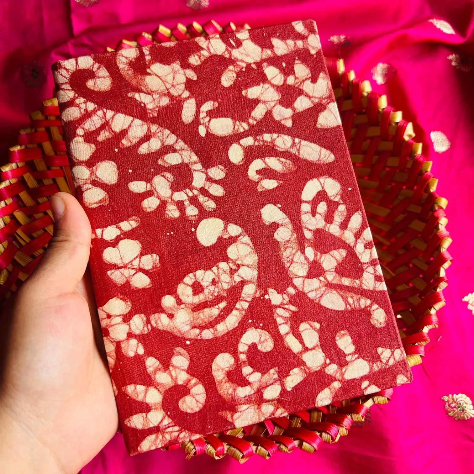 Mitti Upcycled Handloom Fabric Journal