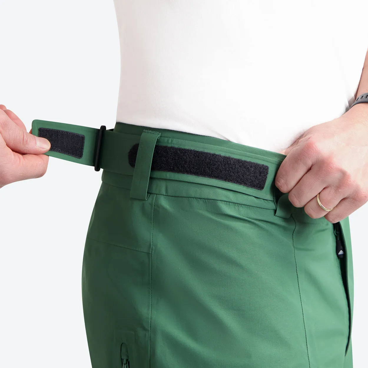 Mountain Shell Pants Dark Green | Womens