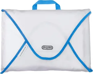 MUMI Design Travel Garment Bag Clothes Folder  14.5 x 10.5 Packing Bag & Organizer for Luggage | Large-Capacity, Anti-Wrinkle Garment Bags for Travel, Carry-On Suitcases & Clothing Storage (Blue)