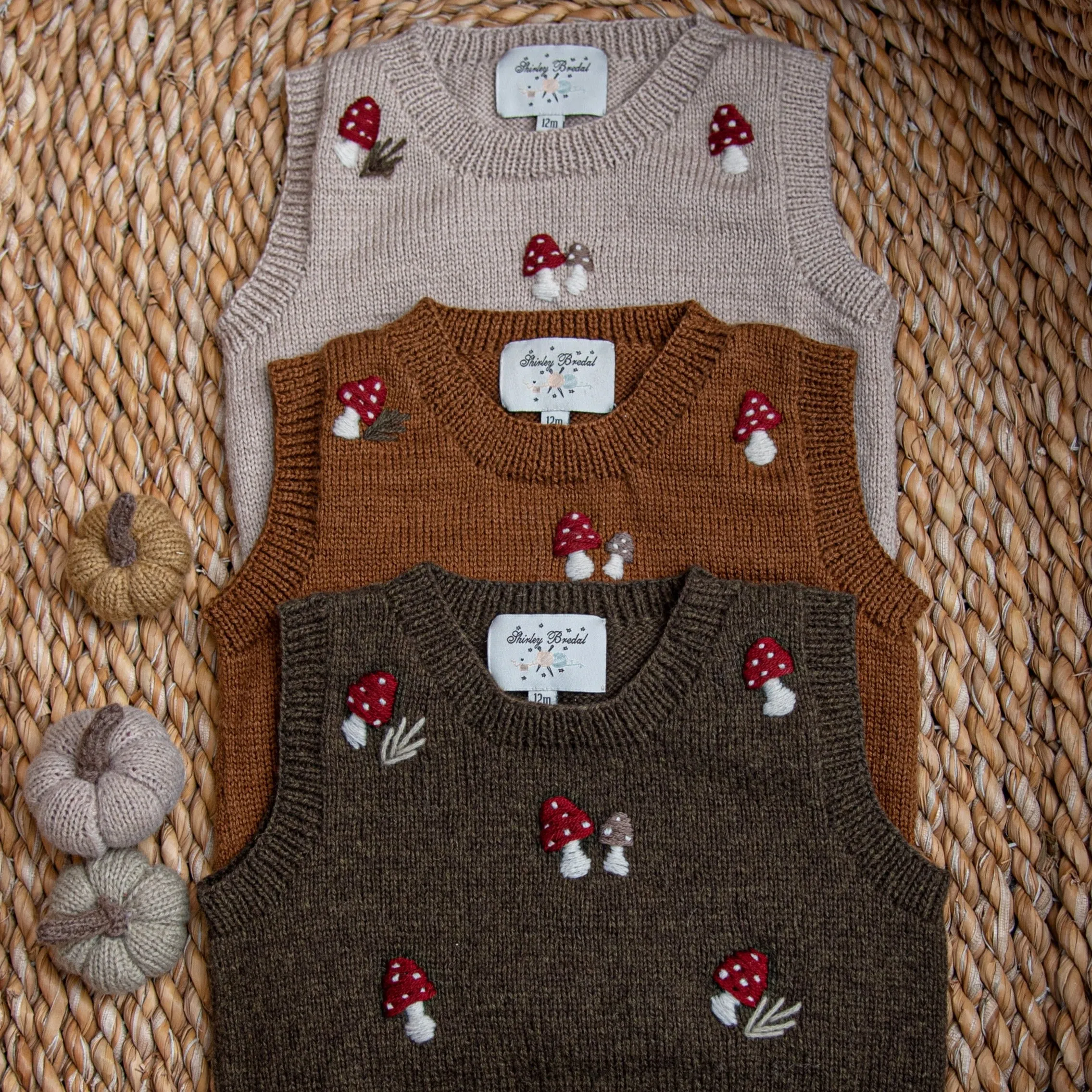 Mushroom vest - Oats