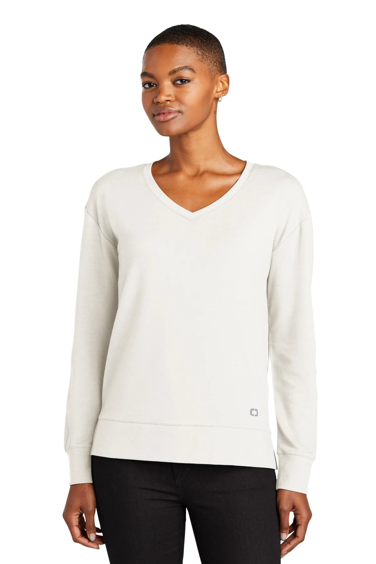 OGIO Women's Luuma Flex Long Sleeve V-Neck LOG825
