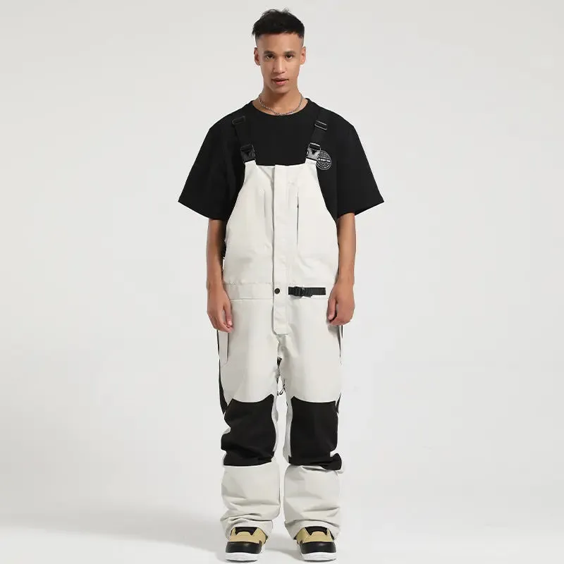 Oversized Men's Insulated Snow Bib Pants