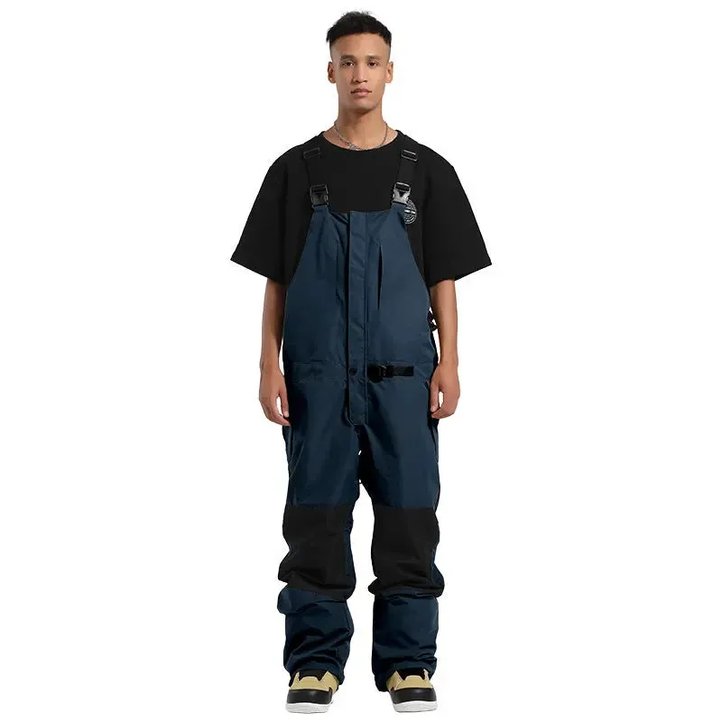 Oversized Men's Insulated Snow Bib Pants