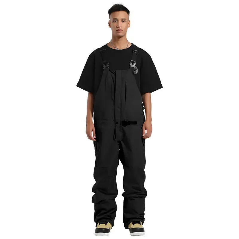 Oversized Men's Insulated Snow Bib Pants