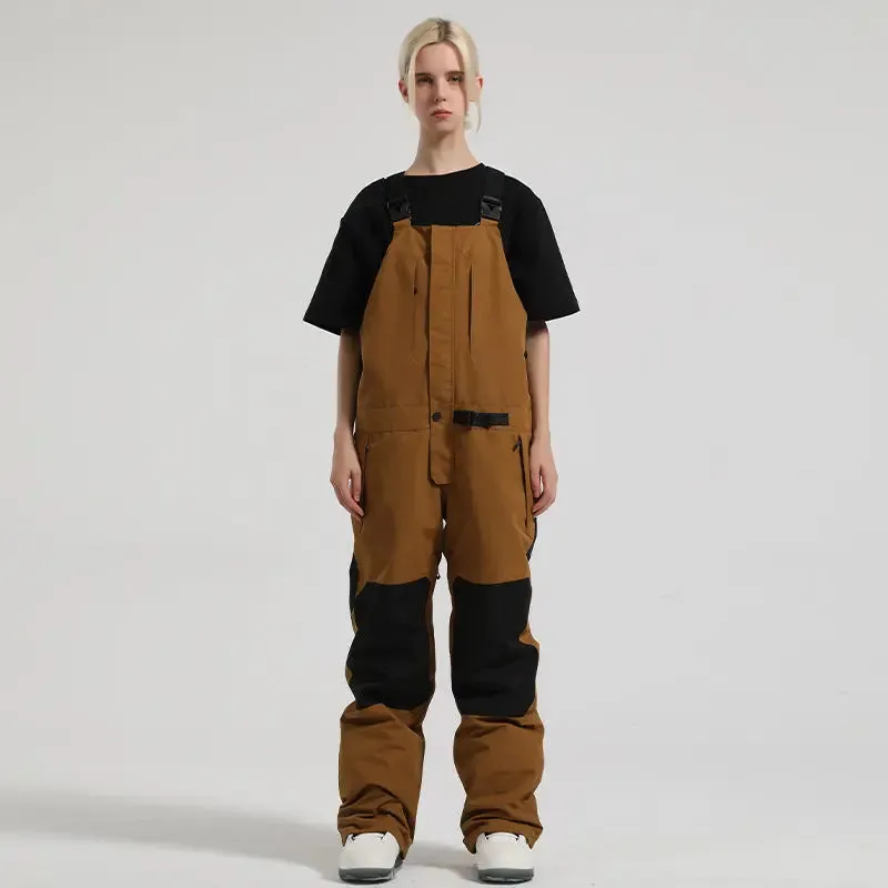 Oversized Men's Insulated Snow Bib Pants