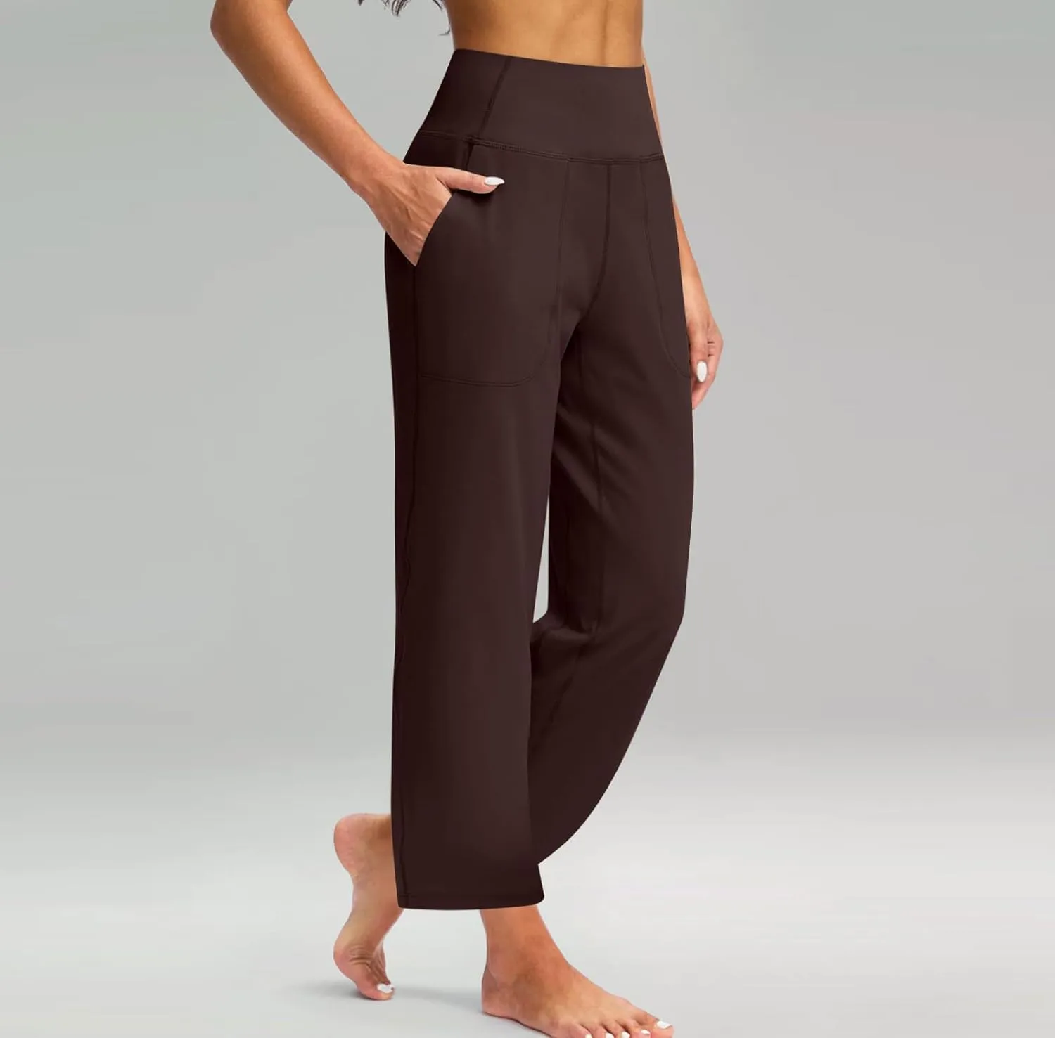 Pants for Women, with Pockets Linen Pants Women High Waisted Sweatpants Casual