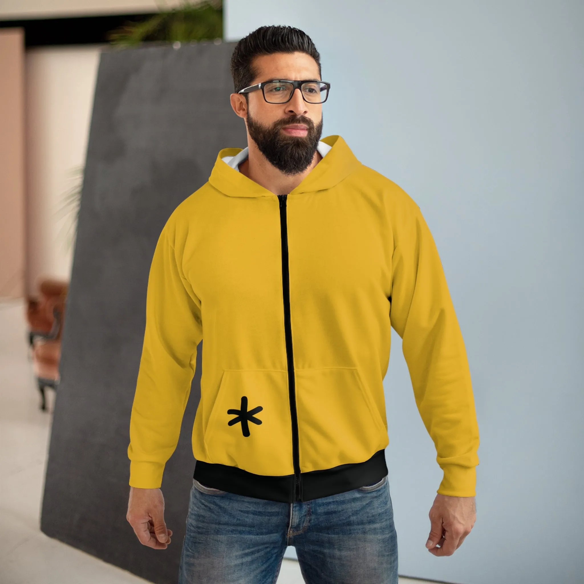 *Paris Unisex Zip Hoodie (AOP)