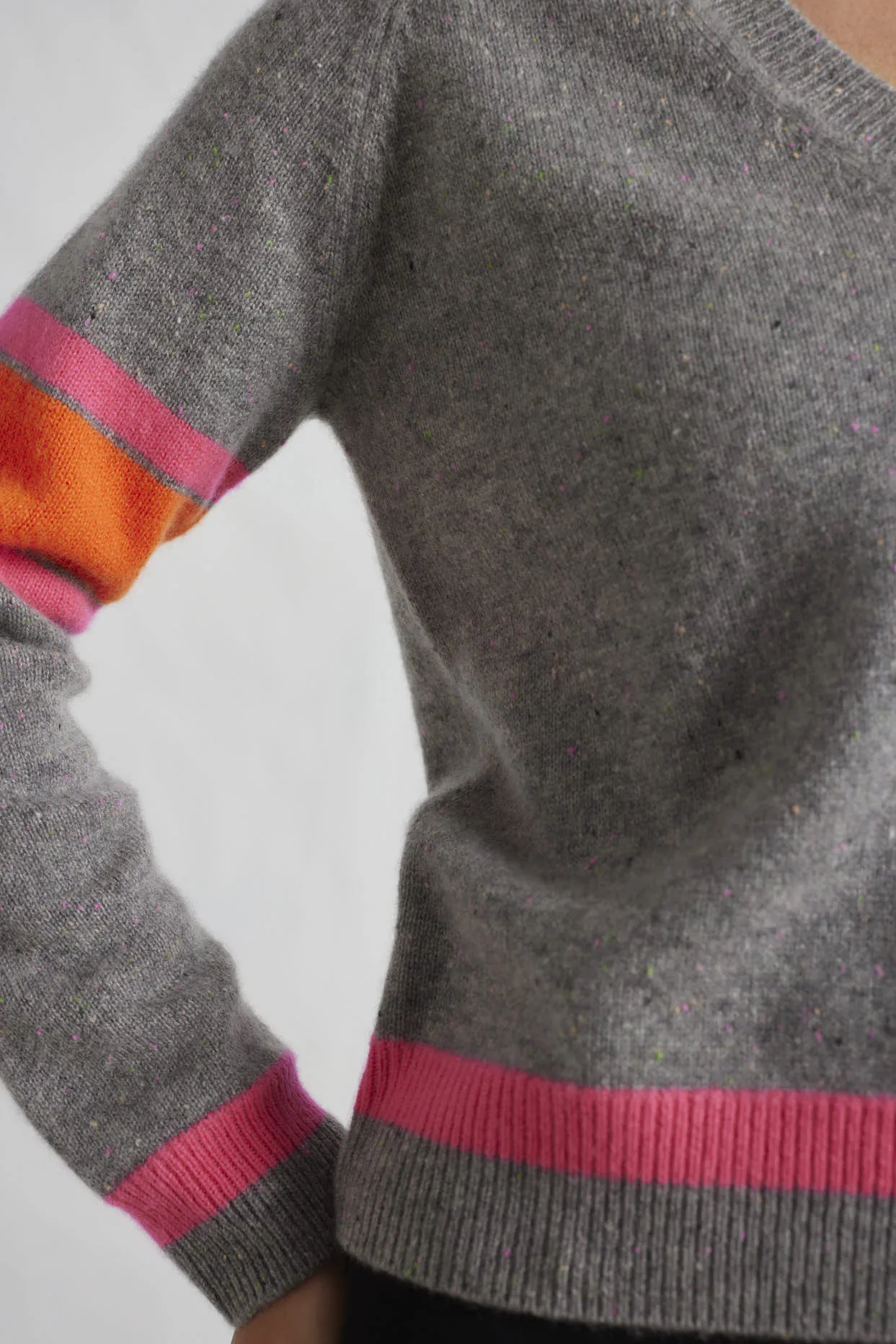 Percy Cashmere Sweater in Confetti